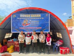 Sambut HUT Bhayangkara ke 80, Polres Labusel Gelar Bakti Kesehatan dan Donor Darah Peduli Kesehatan