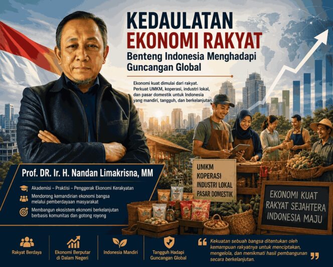 
					Kedaulatan Ekonomi Rakyat: Kunci Ketahanan Indonesia Menghadapi Guncangan Global