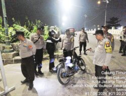 Polsek Cilincing Gelar Patroli KRYD dan Razia Stasioner, Situasi Wilayah Tetap Kondusif