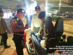 Polsek Cilincing Gelar Patroli KRYD dan Razia Stasioner, Antisipasi Tawuran serta Kejahatan Jalanan