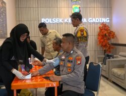 Polsek Kelapa Gading Gelar Pengobatan Gratis Sambut HUT Bhayangkara ke-80, Puluhan Warga dan Ojol Antusias Ikut Pemeriksaan Kesehatan