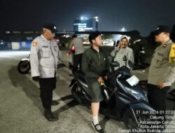 Polsek Cilincing Gelar KRYD dan Razia Stasioner, Antisipasi Tawuran hingga Curanmor