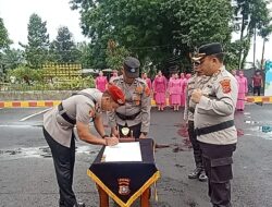 Polres Labusel Gelar Upacara Sertijab Kasat Reskrim dan Pelantikan Kasikum, Kapolres Tekankan Profesionalisme dan Pelayanan Masyarakat