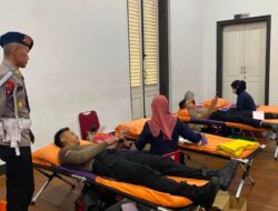 Brimob Polda Metro Jaya Gelar Donor Darah HUT Bhayangkara ke-80, Libatkan 100 Personel