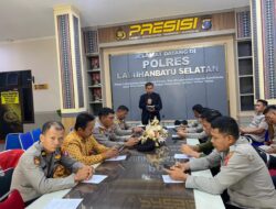 Binrohtal Polres Labusel Perkuat Iman dan Kesehatan Mental Personel, Kapolres: Pelayanan Humanis Berawal dari Hati yang Sehat