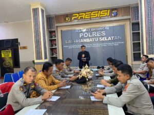 Binrohtal Polres Labusel Perkuat Iman dan Kesehatan Mental Personel, Kapolres: Pelayanan Humanis Berawal dari Hati yang Sehat