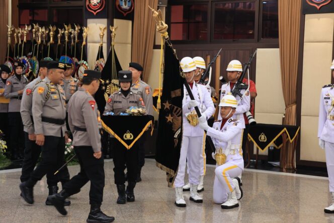 
					Jelang Hari Bhayangkara ke-80, Polri Gelar Upacara Penyucian Panji Rastra Sewakottama