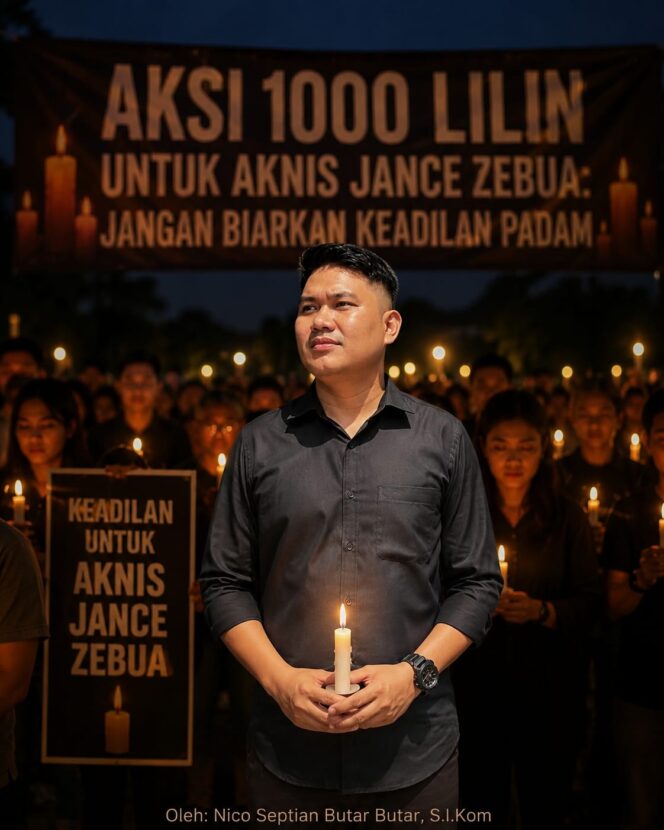 
					Aksi 1.000 Lilin untuk Aknis Jance Zebua Digelar di Medan, Serukan Penegakan Keadilan