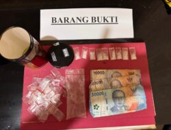 Buang Kaleng Surya Isi Sabu 2,22 Gram, Putra 30 Tahun Diringkus Reskrim Bilah Hilir.