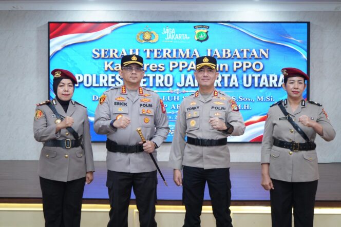 
					Kapolres Metro Jakarta Utara Pimpin Sertijab Kasatres PPA/PPO, Tekankan Profesionalisme dan Soliditas