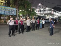 JAGA JAKARTA, JAGA LINGKUNGAN: PATROLI KRYD POLSEK METRO PENJARINGAN SAPU TITIK RAWAN TAWURAN DAN KEJAHATAN JALANAN