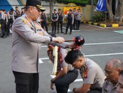 Jelang Hari Bhayangkara ke-80, Polres Metro Jakarta Utara Gelar Upacara Kenaikan Pangkat Personel