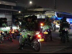 Dandim 0502/JU Pimpin Patroli Gabungan Satgas Begal Antisipasi Kriminalitas di Jakarta Utara
