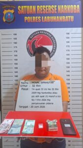 Apresiasi, Lama DPO Akhirnya Satres Narkoba Polres Labuhanbatu Berhasil Tangkap Noval Big Bos Sabu