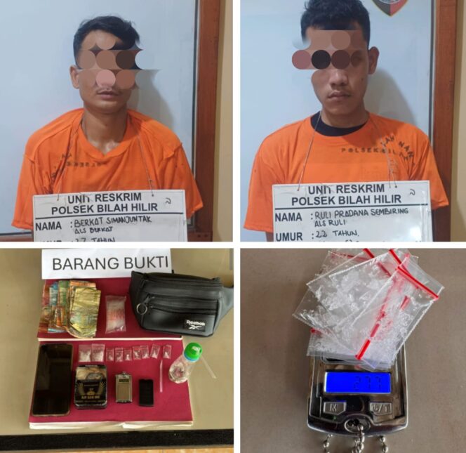 
					Diduga Edarkan Sabu, Dua Warga Pangkatan Ditangkap Polsek Bilah Hilir