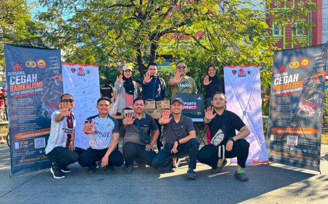 
					Densus 88 AT Polri Ajak Masyarakat Tolak Radikalisme dan Bullying melalui Kampanye Edukasi di Car Free Day Makassar