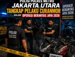 Tim Gabungan Satreskrim Polres Metro Jakarta Utara Tangkap Pelaku Curanmor dalam Operasi Berantas Jaya 2026