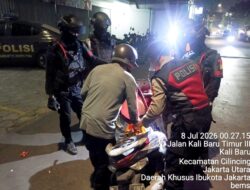 Patroli KRYD Polsek Cilincing Sisir Titik Rawan Tawuran dan Kejahatan Jalanan, Situasi Kamtibmas Tetap Kondusif