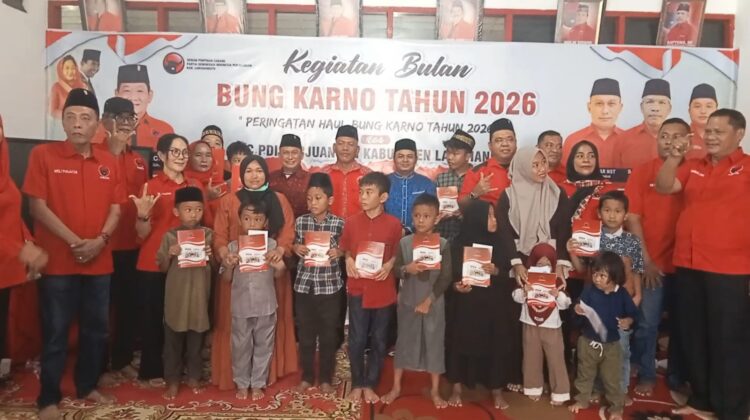 DPC PDI Perjuangan Kabupaten Labuhan batu mengenang Haul Bung Karno ke 56
