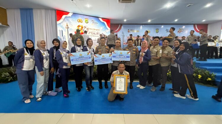 HUT Bhayangkara ke-80: Polres Metro Jakarta Utara Raih Juara di Empat Kategori Lomba