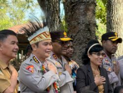 Astamaops Kapolri Berbagi Semangat Belajar Bersama Anak-Anak Papua di Pusat Olah Seni Wesaput