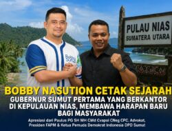 Bobby Nasution Gubernur Sumut Pertama Yang Berkantor Di Kepulauan Nias Membawa Harapan Baru Bagi Masyarakat