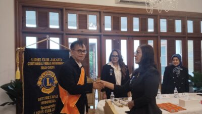 Ir. Agung Karang Resmi Dilantik sebagai Presiden Lions Club Internasional Jakarta Centennial Monas Entrepreneur