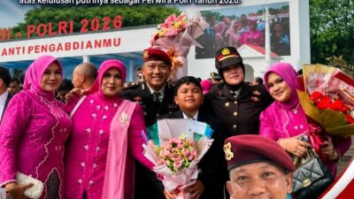 Di Lantik Presiden Prabowo, Di Balik Kesuksesan IPDA Mutiara Hardiyanti Miliki Sosok Ayah Teladan dan  Sayang Keluarga 