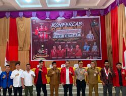 Kadisdik Abdi Jaya Pohan Wakili Bupati Maya Hasmita Hadiri Seminar Nasional dan Konfercab GMNI, Labuhanbatu, Dukung Sekolah Cerdas dan Bersinar