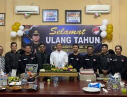 Diawali Doa dan Santuni Anak Yatim  ,Dandim 0209 LB Letkol Kav Hanung Kaptiaji Beri Kado  Kue Ultah Harlah Kasat Narkoba Polres Labuhanbatu