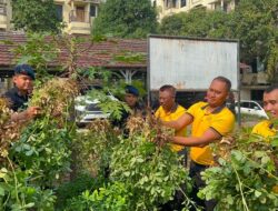 Brimob Polda Metro Jaya Panen Hasil Program Ketahanan Pangan