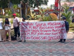 AMPK Gelar Aksi Ketiga di ATR/BPN, Tuntut Penghentian Operasional PT Bakrie Sumatera Plantations di Lahan Sengketa 396 Hektare Asahan