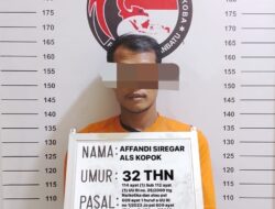 Edarkan Sabu di Marbau, Affandi Alias Kopok Diciduk Satresnarkoba Polres Labuhanbatu