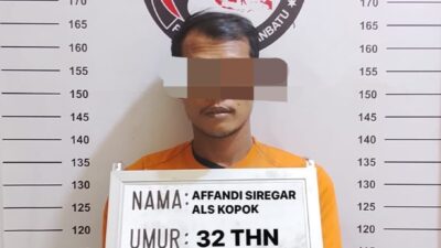 Edarkan Sabu di Marbau, Affandi Alias Kopok Diciduk Satresnarkoba Polres Labuhanbatu