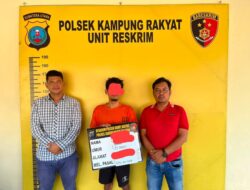 Pelarian Berakhir, Polsek Kampung Rakyat Tangkap Pelaku Pencurian Setelah Tiga Bulan Buron