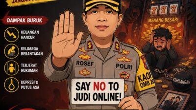 Polres Labuhanbatu Selatan Gencarkan Edukasi Bahaya Judi Online, Ajak Masyarakat Katakan “Tidak”
