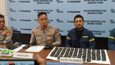 Polsek Metro Penjaringan Ungkap Peredaran Sabu dan Etomidate, Sita 111 Cartridge