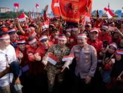 Polda Metro Jaya Gelar Apel Kebangsaan Sambut Hari Ulang Tahun ke-81 Republik Indonesia