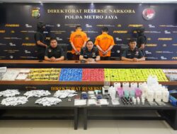 Polda Metro Jaya Bongkar Laboratorium Etomidate Jaringan Internasional, Cegah Produksi 14 Ribu Cartridge