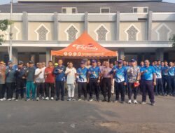 Kerja Bakti dan Olahraga Bersama Semarak HUT RI ke-81 di Masjid Al Musyawarah Kelapa Gading
