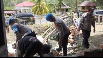 Polres Manggarai Barat Salurkan Bantuan untuk Warga Terdampak Gempa di Dusun Lemes