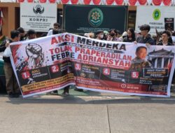 Massa Sampaikan Aspirasi di PN Jaksel, Minta Praperadilan Febrie Adriansyah Ditolak