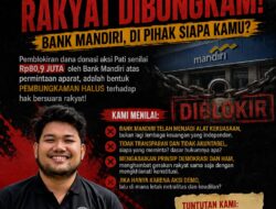 Dana Aksi Warga Pati Ditahan Jelang 27 Agustus, Pemuda Demokrasi Indonesia, Jangan Jadikan Bank Sebagai Alat Membungkam Rakyat