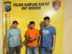 Konsisten Berantas Narkoba, Polsek Kampung Rakyat Ringkus Pria Diduga Bawa Sabu 1,63 Gram di Desa Tanjung Mulia