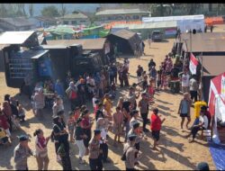 Polri Gelar Senam Trauma Healing untuk Bangkitkan Semangat Pengungsi Pascagempa