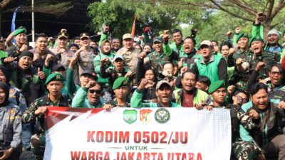 Ratusan Personel Gabungan Disiagakan, Warga Jakarta Utara Diimbau Tetap Nyaman Beraktivitas