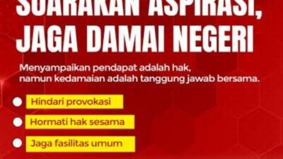 Kelompok Aktivis Sosialis Serukan Masyarakat Tetap Tenang, Kritis, dan Menolak Tindakan Anarkis