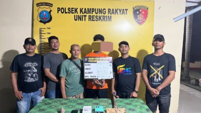 Polsek Kampung Rakyat Bekuk Pelaku Curas di Tanjung Mulia, Motifnya Dendam Karena Ditegur Ambil Berondolan