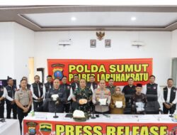 3,87 Kg Sabu dari Malaysia Disita Polres Labuhanbatu, Kurir Dijanjikan Upah Rp80 Juta