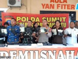 Polres Labuhanbatu Musnahkan Puluhan Kilogram Sabu dan Ribuan Ekstasi, Sinergi TNI-Polri Diperkuat